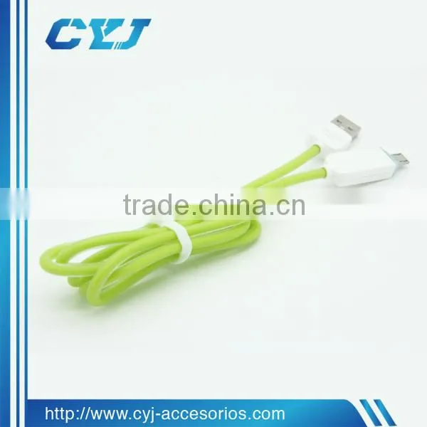 Charging and dat syncing cable micro usb wih LED light