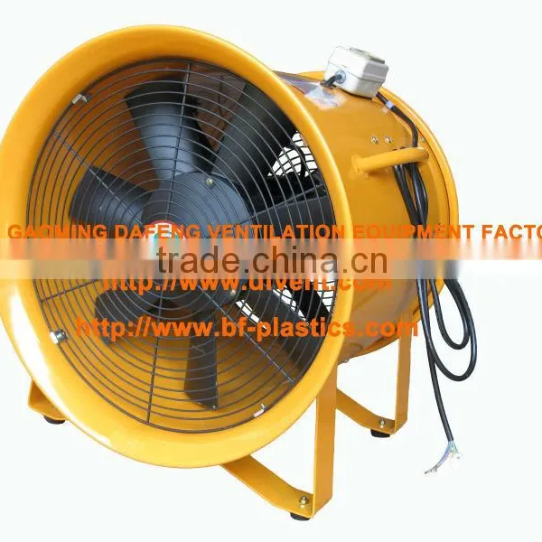 16" orange air ducting ventilation blower with side loop