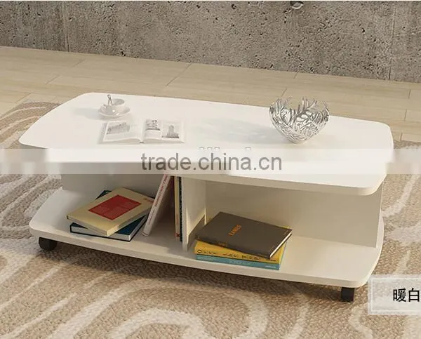 Multicolor Wooden Movable Coffee Table for Home photo-2