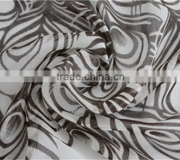 Peacock Printed Square Modal Scarf photo-4