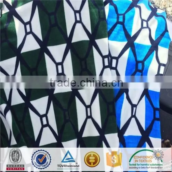 1 Sides Brushed Printed Warp Knitted Velboa photo-2