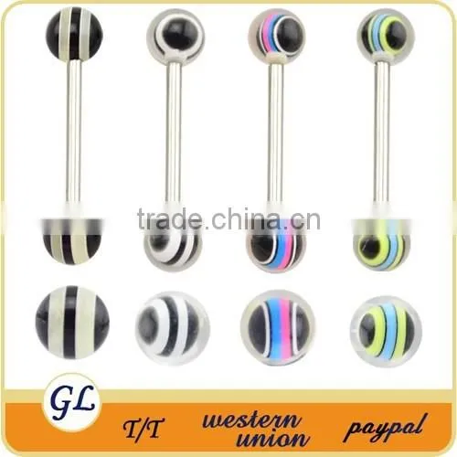 TR01089 Acrylic Tongue Piercing Ball , Fashion Cheap Tongue Piercing Stud photo-4