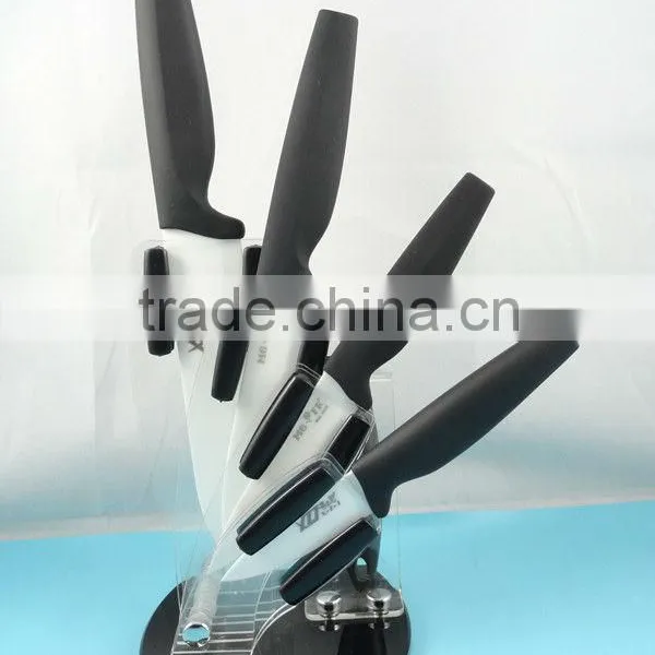 5Pcs Ceramic Knife With Knife Holder