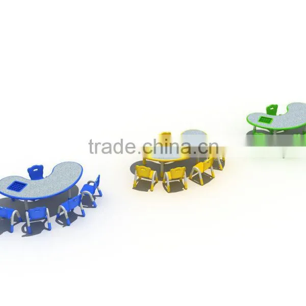 Kaiqi Group Kindergarten Classroom Furniture KAIQI Moon ShapeTable