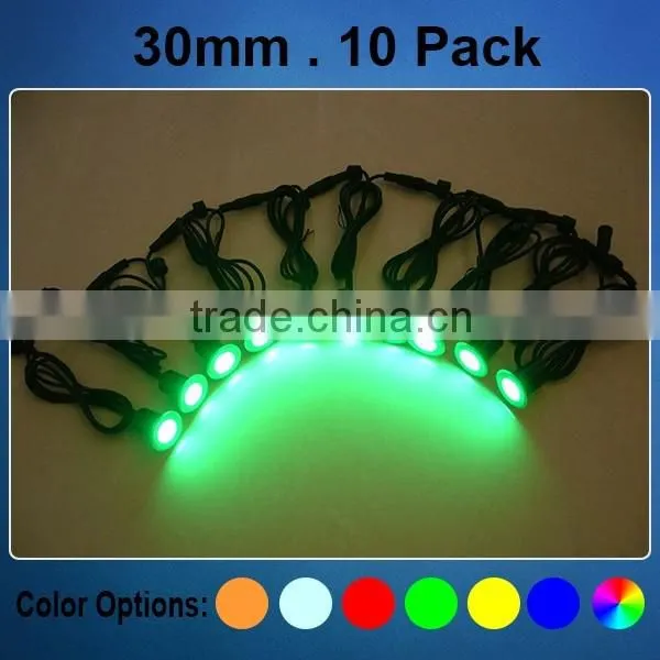 Hot Sale CE/RoHS/GS/SAA/UL Color Changing Stair Lights 10-Pack / IP65 Recessed Color Changing Stair Light Kits photo-2