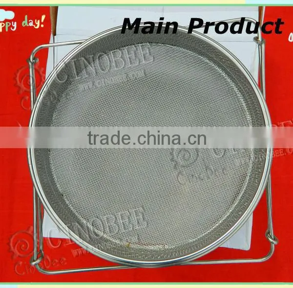 Stainless Steel Double Honey Strainer With Adjustable Handle photo-3