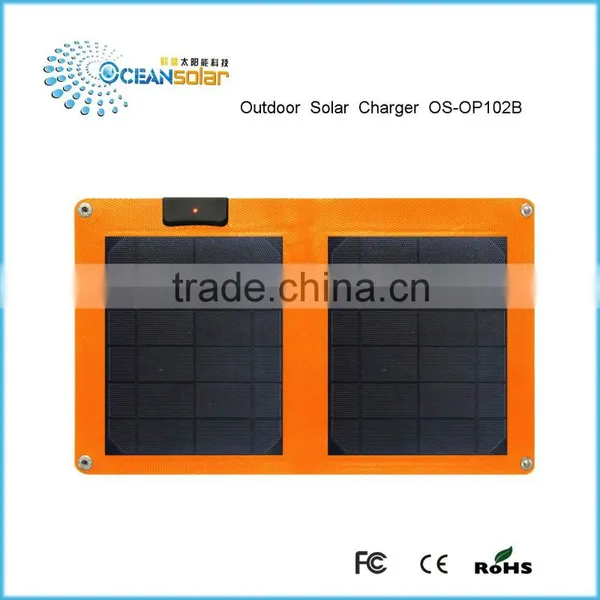 10watts Foldable Solar Panel Charger, 10watts Solar Charger for Iphones.ipod Ebook Reader photo-3