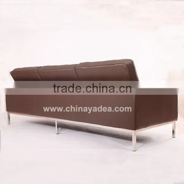 Bauhaus Florence Knoll Sofa Three Seater Leather Sofa photo-5
