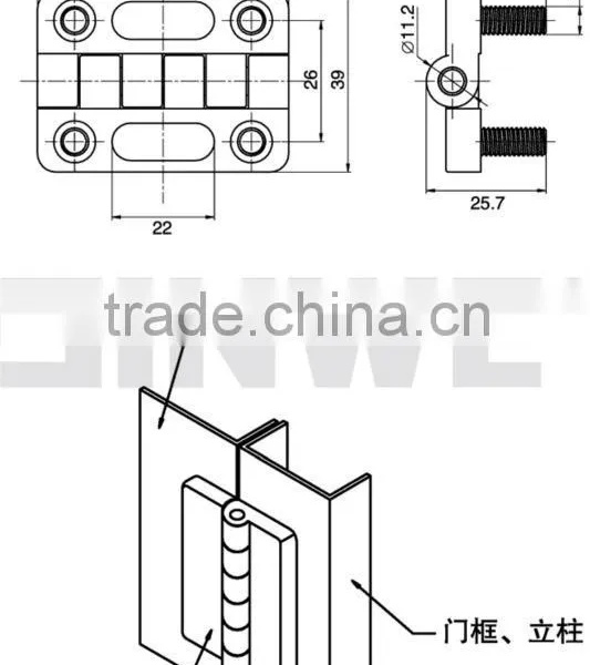 Zinc-alloy Hinge Body photo-3