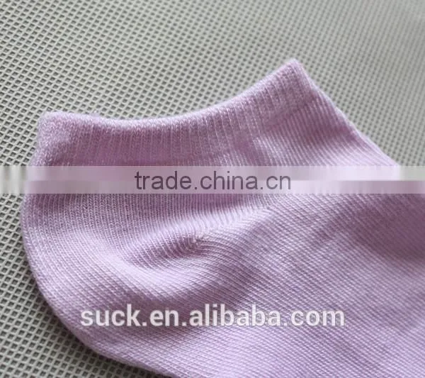 Polyester Cotton Candy Pure Color Women's Ankle Socks for Canvas Shoes photo-3