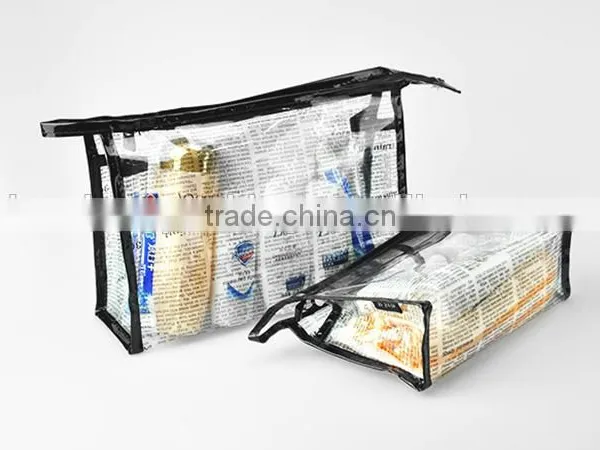 2015 Hottest Transparent Cosmetic PVC Bag Wholesale in China photo-4