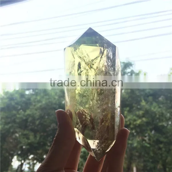 Natural Genuine Citrine Quartz Healing Crystal Pillars Points Wholesale photo-6