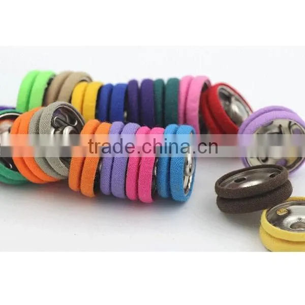 24mm Colorful Fastener Fabric Button photo-2