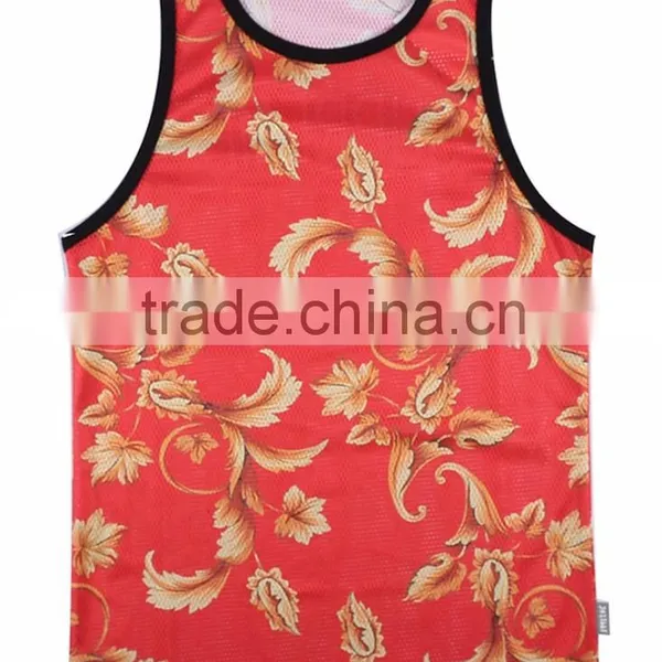 2016 New Arrival Super Stretch Cotton Men's Tight Vest Sublimation Vest for Men With Low Price photo-3