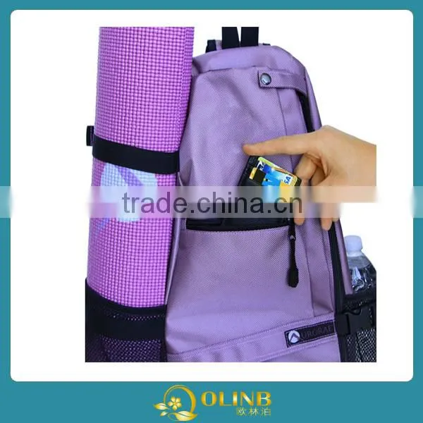 Yoga Mat Backpack; Multi-Purpose Crossbody Sling Backpack; Good for Hiking, Biking, Walking, Travel, Sport and Beach photo-2