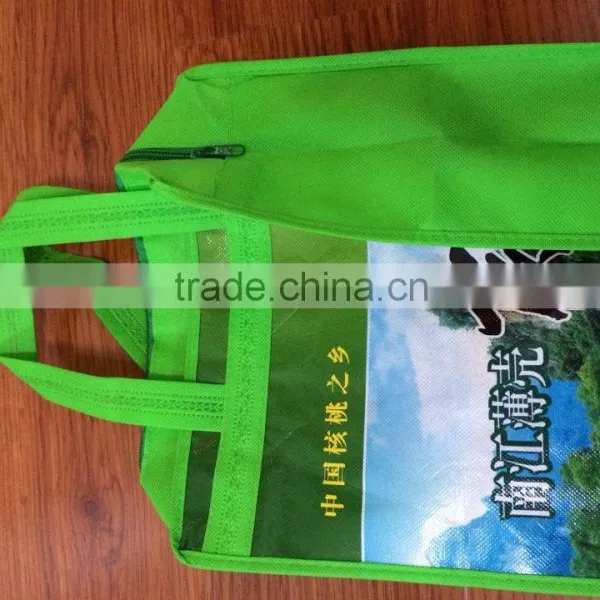 Factory Price Customized Laminated Shopper With Zipper photo-5