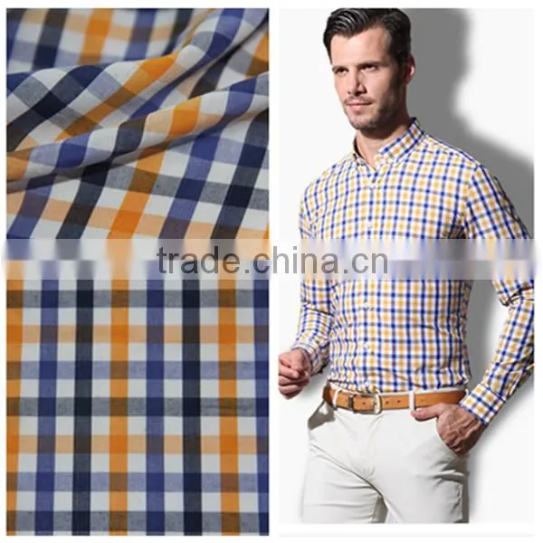 Polyester Cotton Yarn Dyed Burberry Fabric