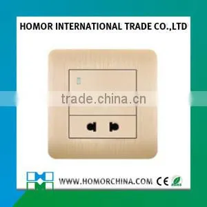 Wholesale Factory Price Wall Socket 1 Gang 13A BS Standard Wall Switched Socket