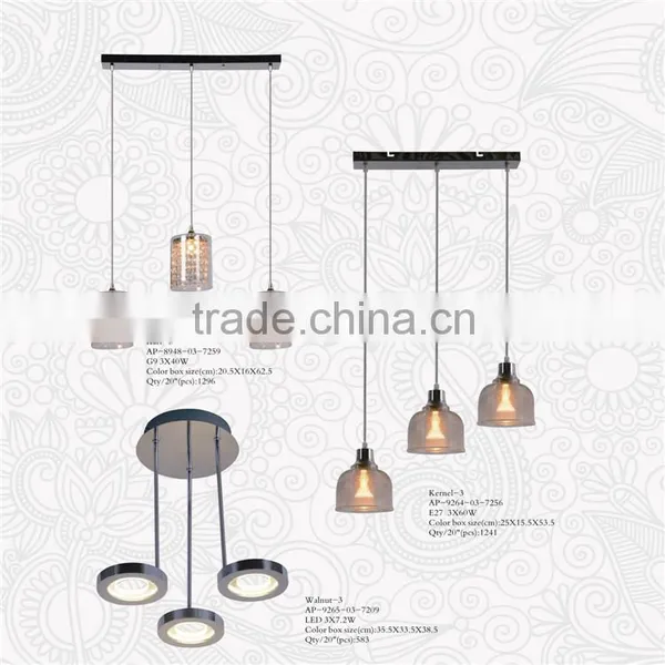 Modern Chandelier Lighting G9 3X40W photo-2