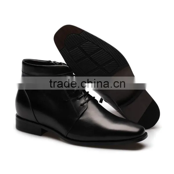 Men Boots /black Leather European Mens Boots/high Ankle Boots for Men photo-5
