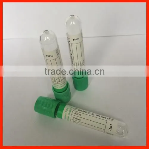 Ganda Vacutainer Blood Tube With Green Top for Sale photo-2