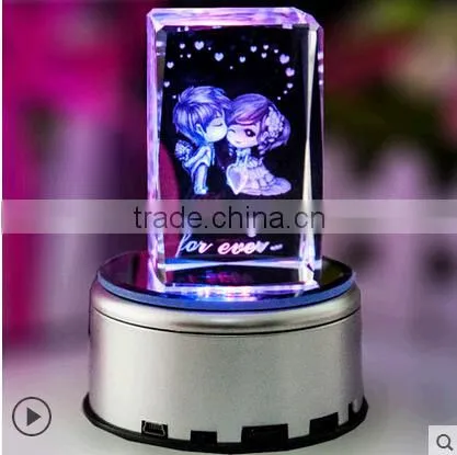 Wedding Gift Popular K9 Crystal Gift Souvenir Gift Crystal Cube photo-2