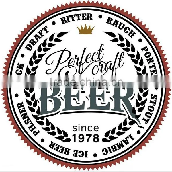 White Label Wine Sticker Label Beer Glass Bottle Sticker photo-6