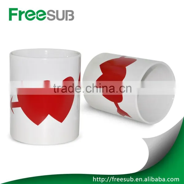 11oz Heart Shape Color Changing Wholesale Ceramic Personalized Photo Mugs photo-3