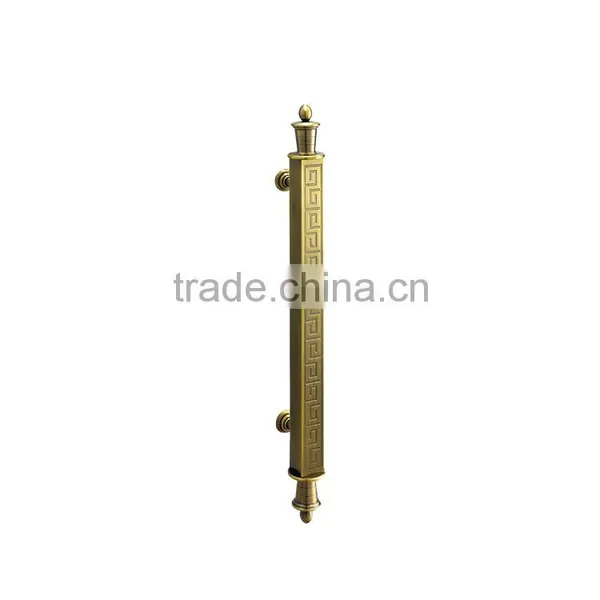 Hotel Entrance Door HK806 ACU Copper Door Luxurious Handle photo-2