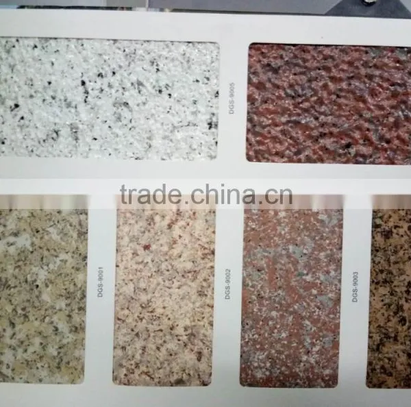 High-quality Wall Decoration Materials of Exterior Stone Color Paints photo-2