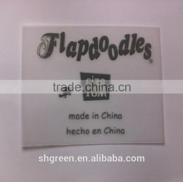 Transparent Film Size Heat Transfer Label Tags for T-shirt photo-5