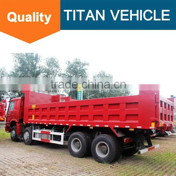 Sino Truck 12 Wheels Howo 380HP 8X4 60 Ton Hyva Tipper Dump Truck for Sale photo-3