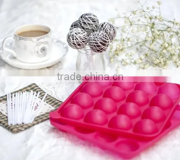 Beautiful and Popular Silicone Cake Pop Maker Lollipop Candy Mold photo-6