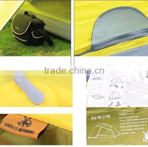 Cheap Price Tent UV Protection Layer Tents Waterproof Double Couple Tents photo-2