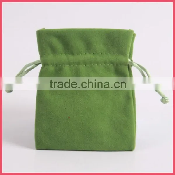 Small Plain Custom Velvet Jewelry Drawstring Bag Wholesale