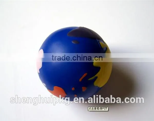 Best Selling PU Full Printing Ball/PU Foam Anti Stress Game Ball/Cheap Stress Ball