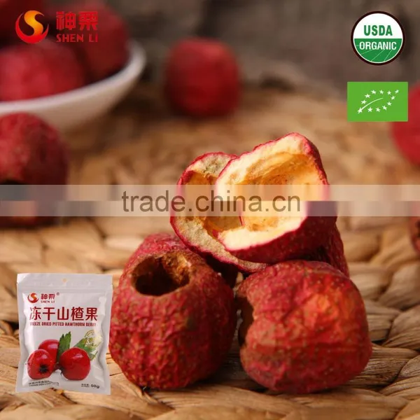 Hot Sale Freeze-dried Organic Whole Pitted Hawthorn Berry photo-6