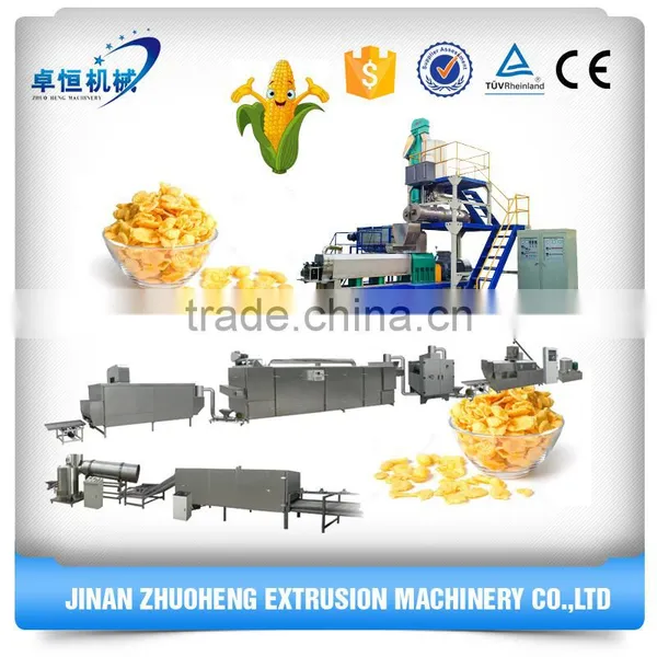 Sweety Taste Automatic Processing Line Corn Flakes Production Machine