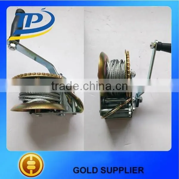 China Supplier Small Cable Winch Drum Hand Winch Cable Hand Cable Drum Winch photo-5