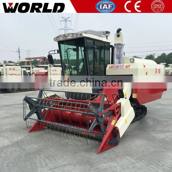 4LZ-5.0E 98HP 1.4m3 Grain Tank Small Rice Wheat Harvester Machine photo-2