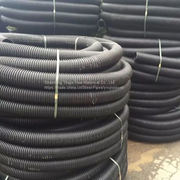 HDPE Single Wall Corrugated Perforate Plastic Pipe photo-3
