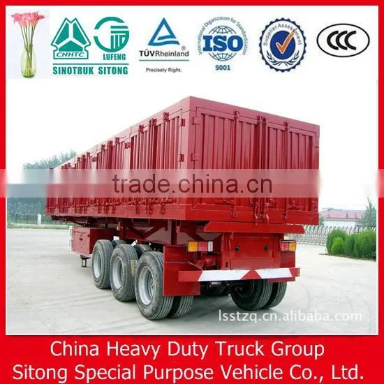13 Meter Corrugation Plate Three Axle Van Semi Trailer photo-4