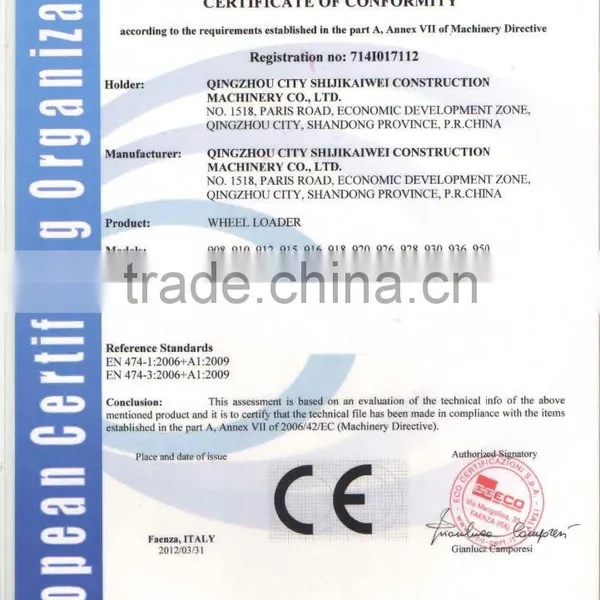 956 Wheel Loader With Tire 23.5-25 With Weichai Engine, Shangchai Engine photo-6