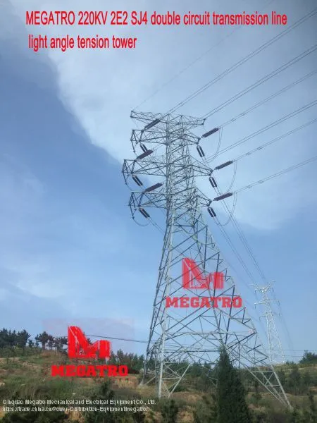 MEGATRO 220KV 2E2 SJ4 Double Circuit Transmission Line Light Angle Tension Tower photo-3