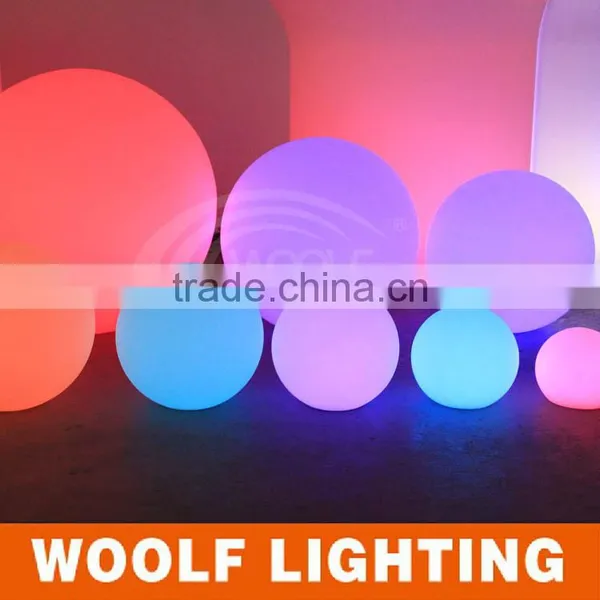 Remote Control Color Party Used Glow LED Sphere Light photo-5
