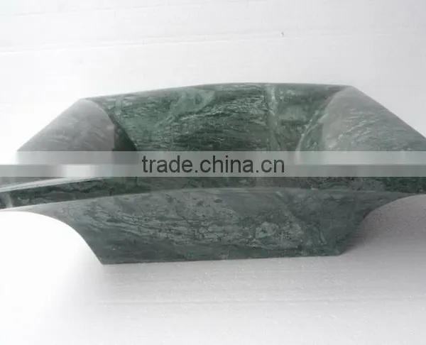 Indian Dark Green Marble Wash Basin photo-4