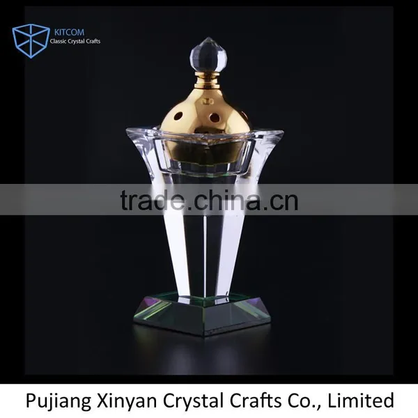 Fashionable Crystal Mesh Incense Burner With Metal