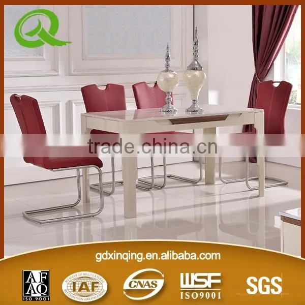 TH375 2015 Stainless Steel Frame Glass Restaurant Table photo-5