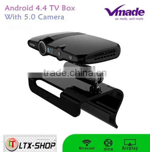 Hot-selling Android TV Box With 5.0 Camera OTT Box 5.0MP Camera MIC Website Quad Core H3 Allwinner Android TV Box photo-4