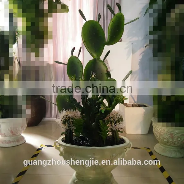 Decorative Jamaica Cactus Plant Bonsai Artificial Cactus photo-4